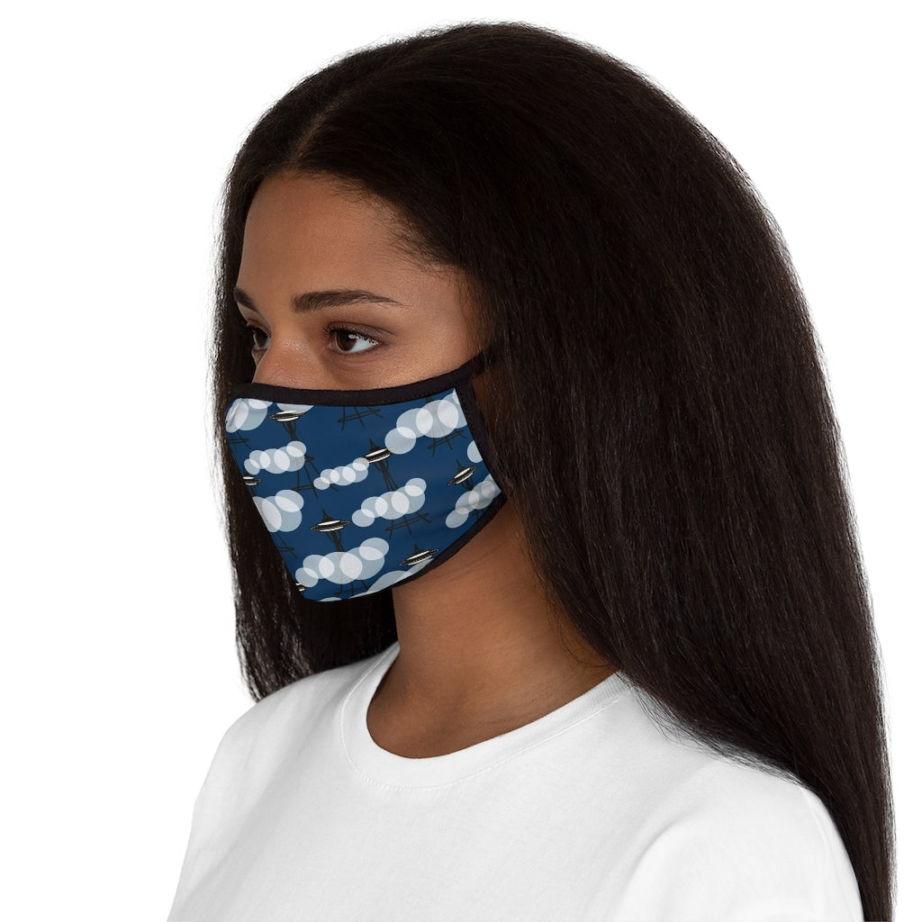 Seattle Cloud Fitted Face Mask