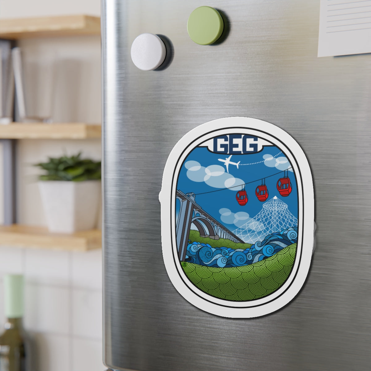 GEG Kiss-Cut Magnets