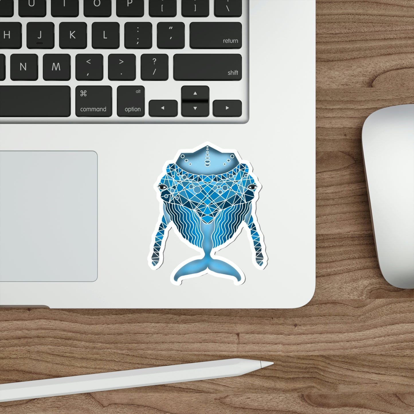 Blue whale Die-Cut Stickers