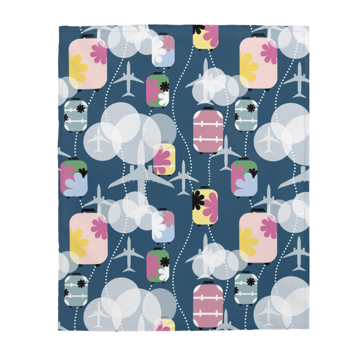 Sky Velveteen Plush Blanket