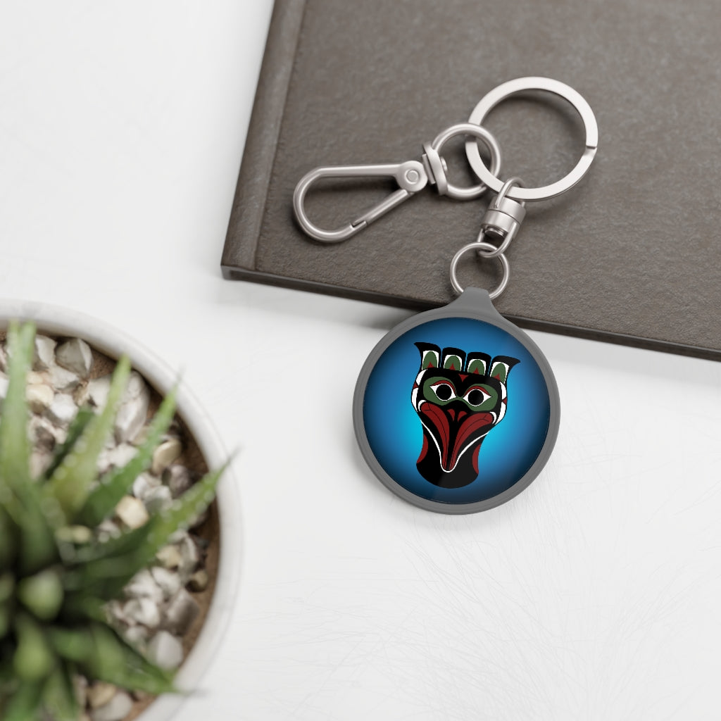 Raven Keyring Tag