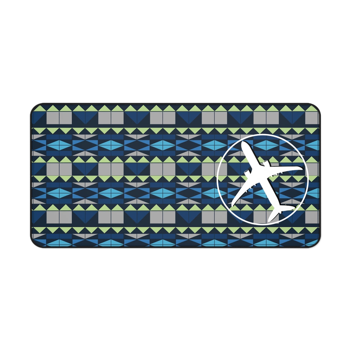 Bulkhead with plane modern Desk Mat