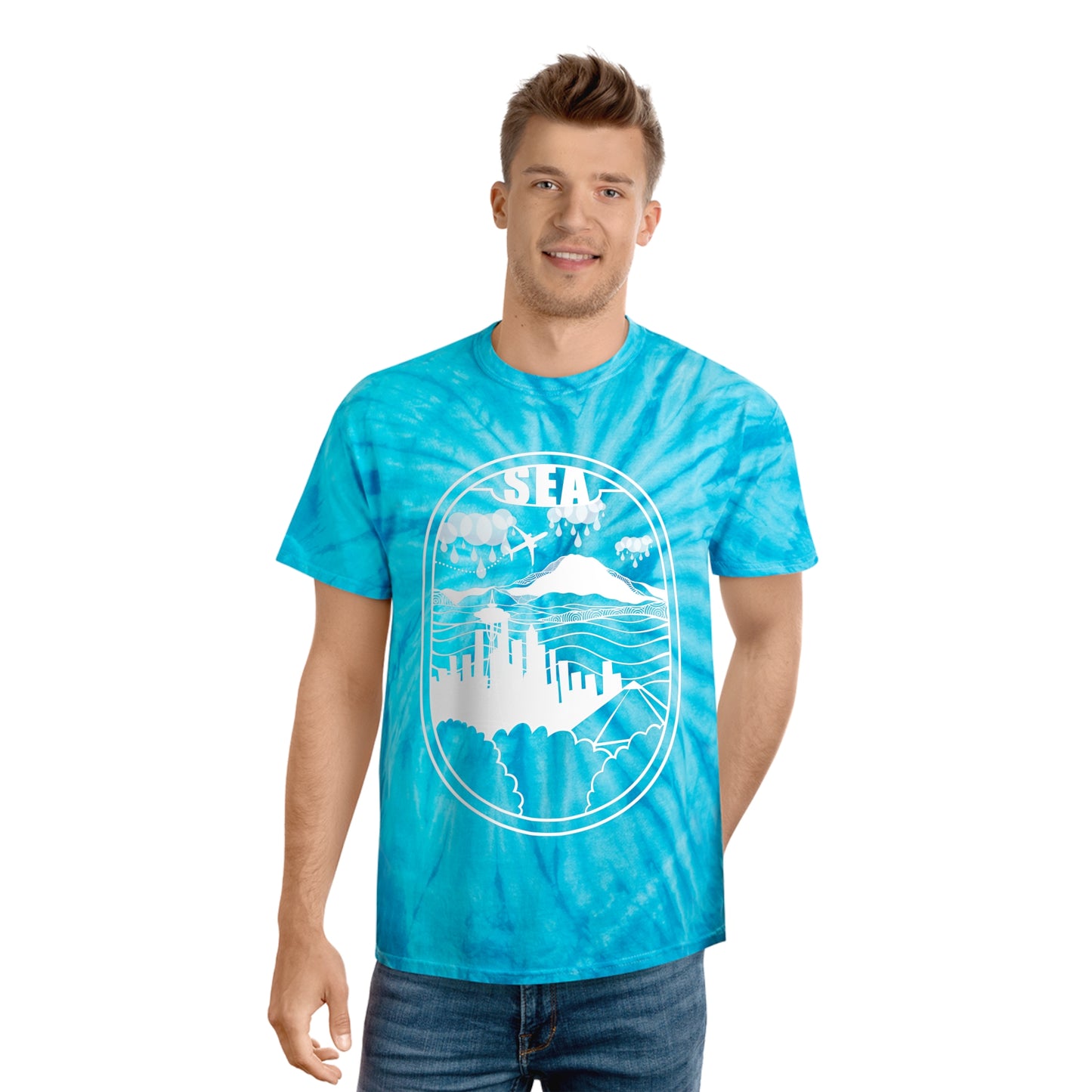 Seattle Tie-Dye Tee, Cyclone