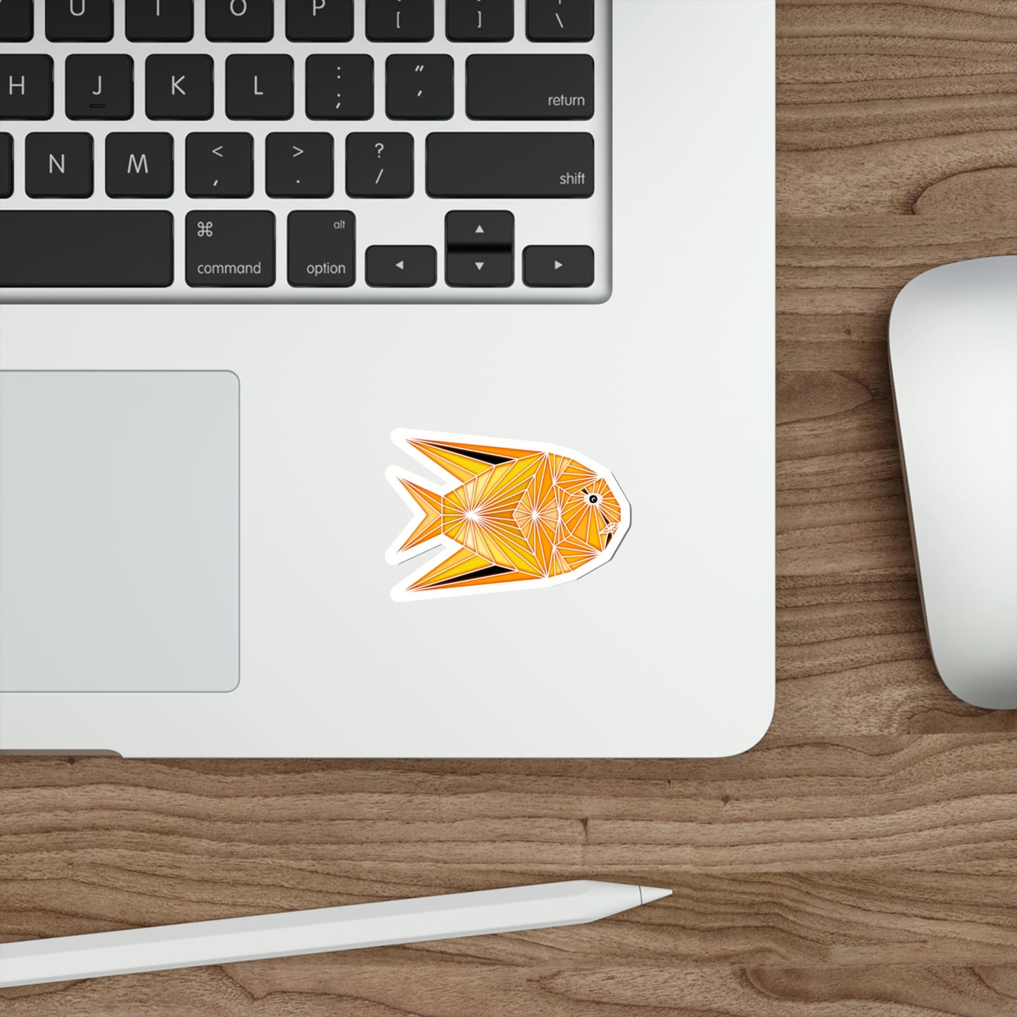 Yellow Fish Die-Cut Stickers