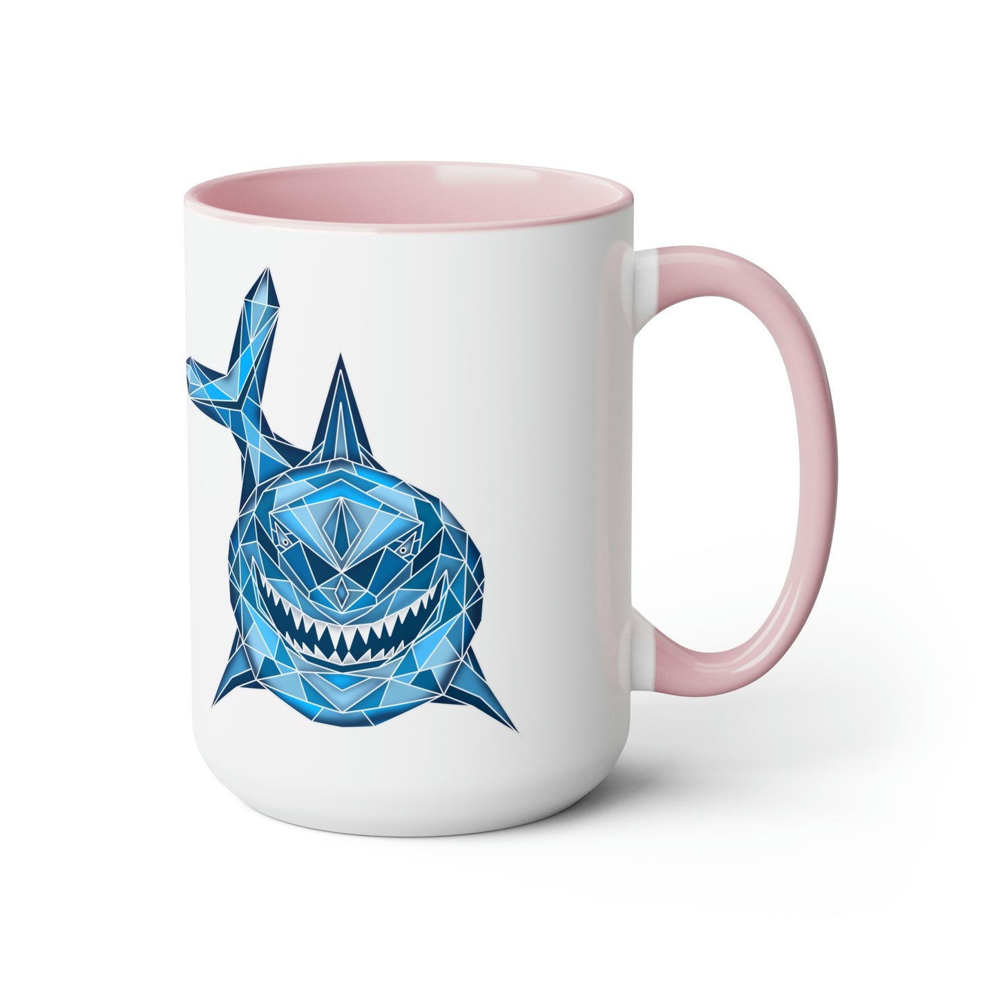 Shark Two-Tone Coffee Mugs, 15oz