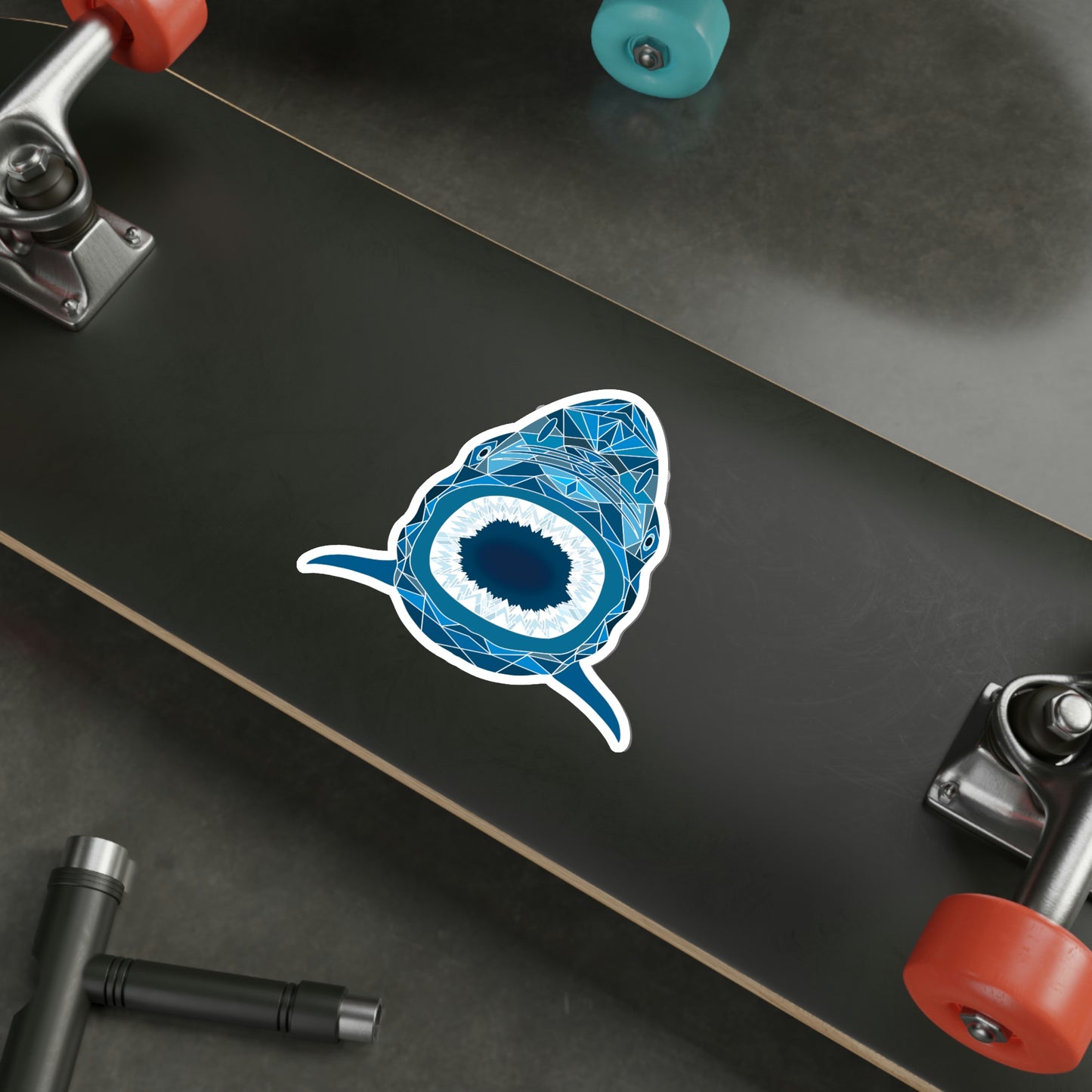 Shark Max Teeth Die-Cut Stickers
