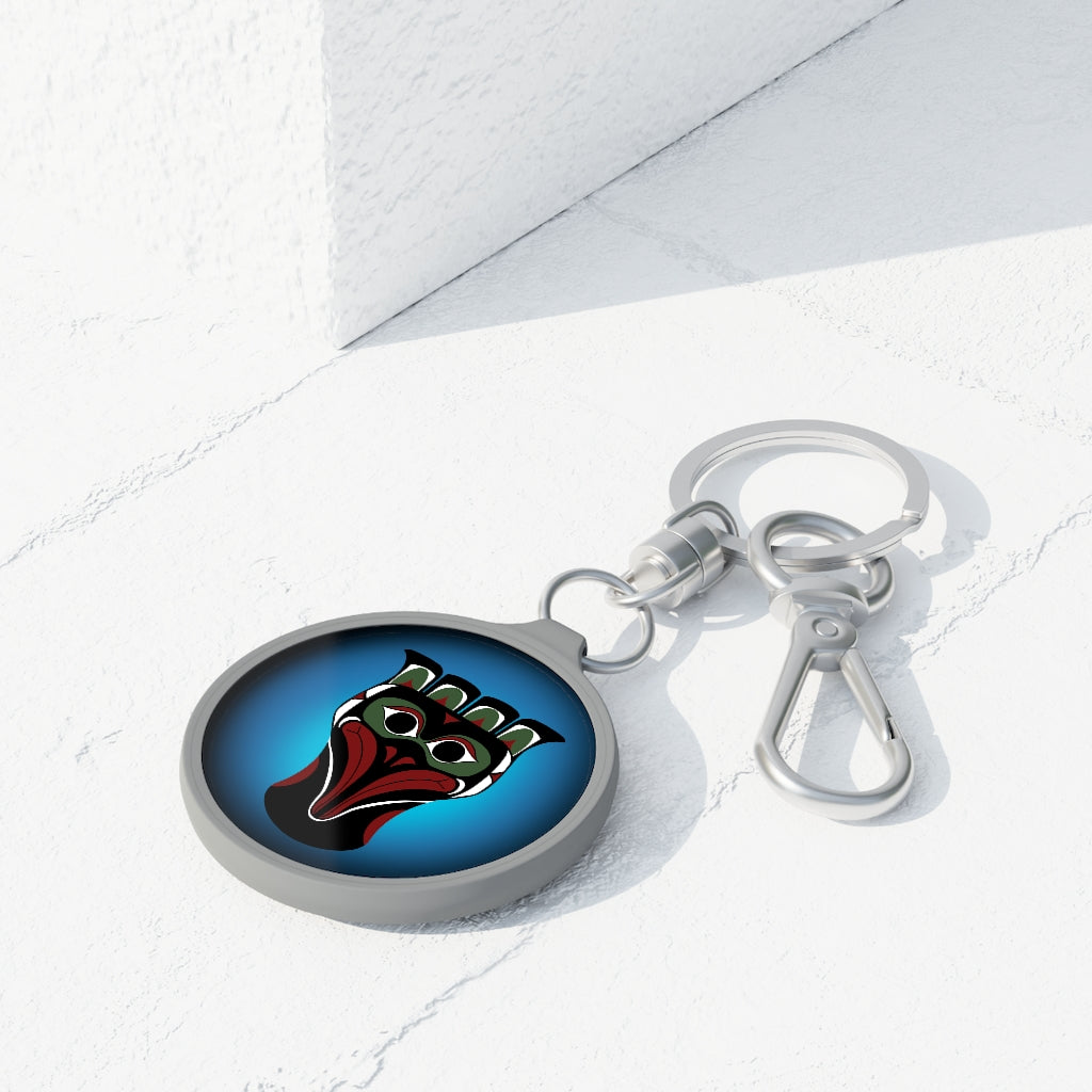 Raven Keyring Tag