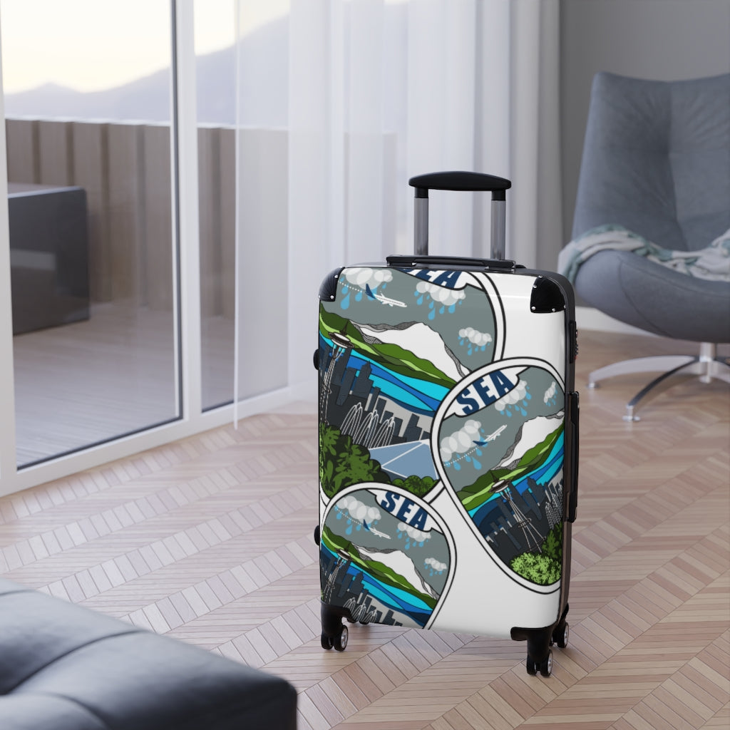 SEA Seattle suitcase