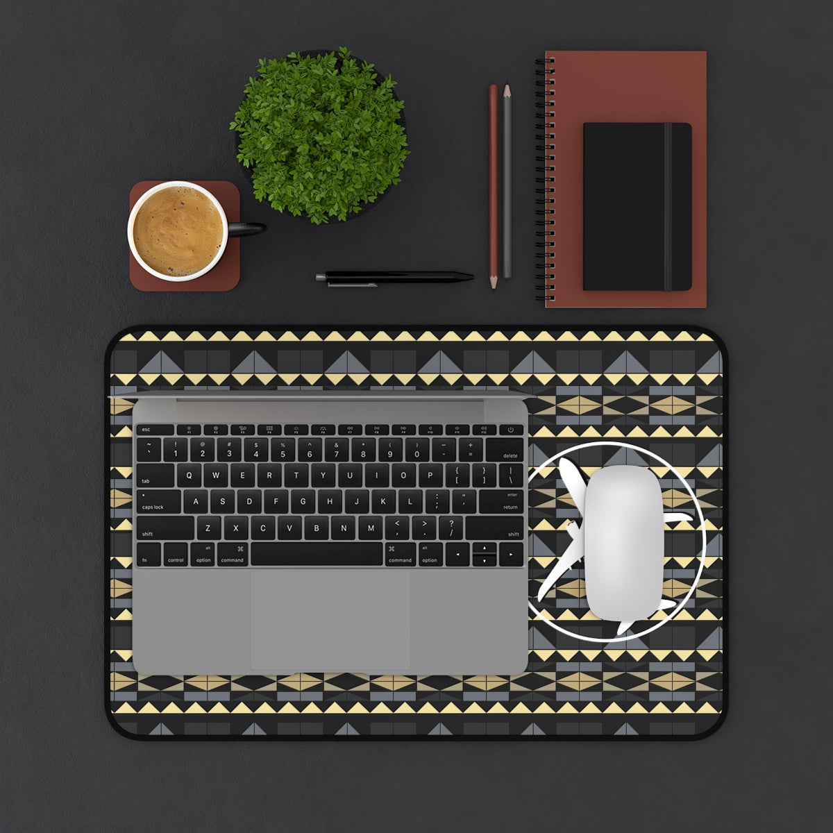 Bulkhead with plane Desk Mat