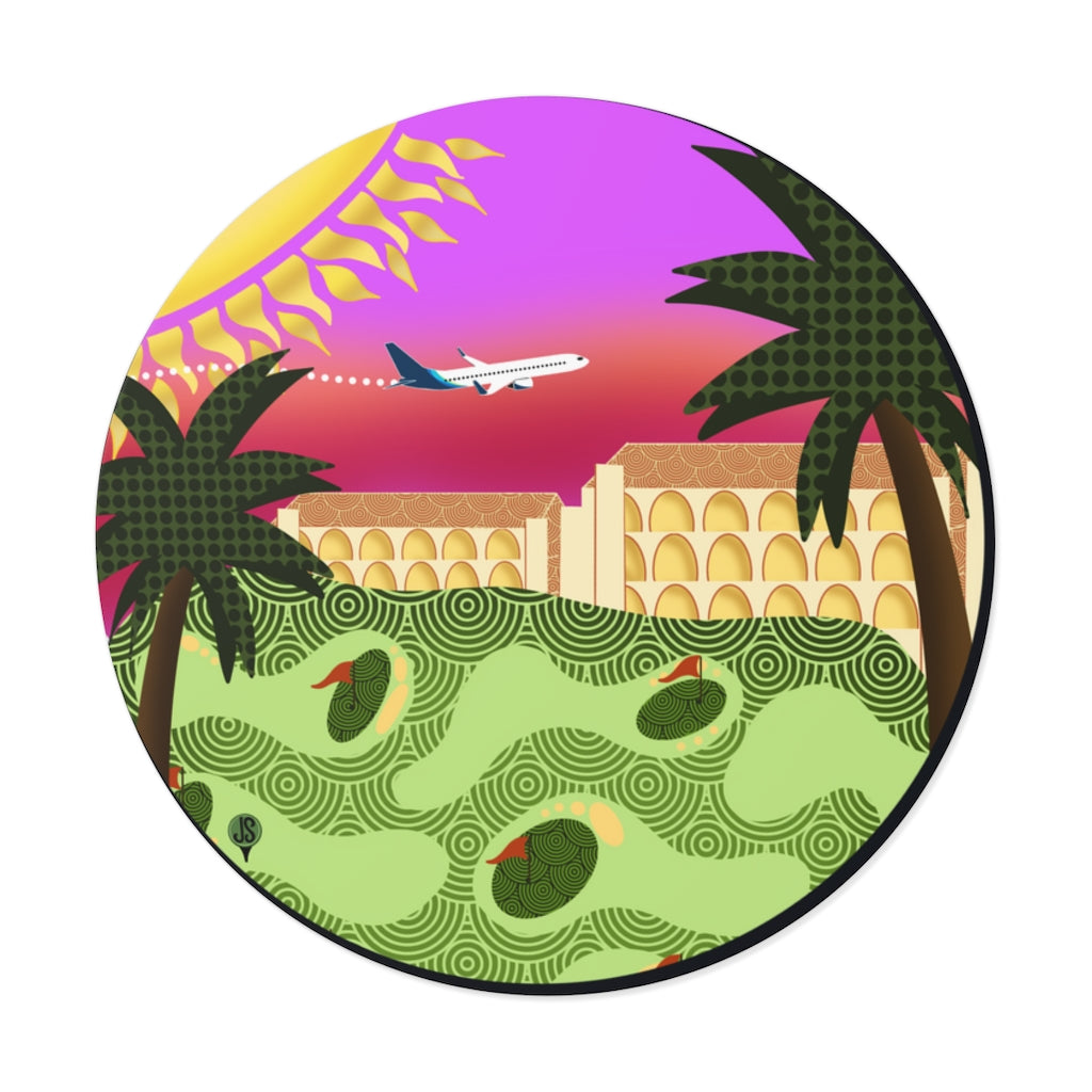 Phoenix golf Round Vinyl Stickers