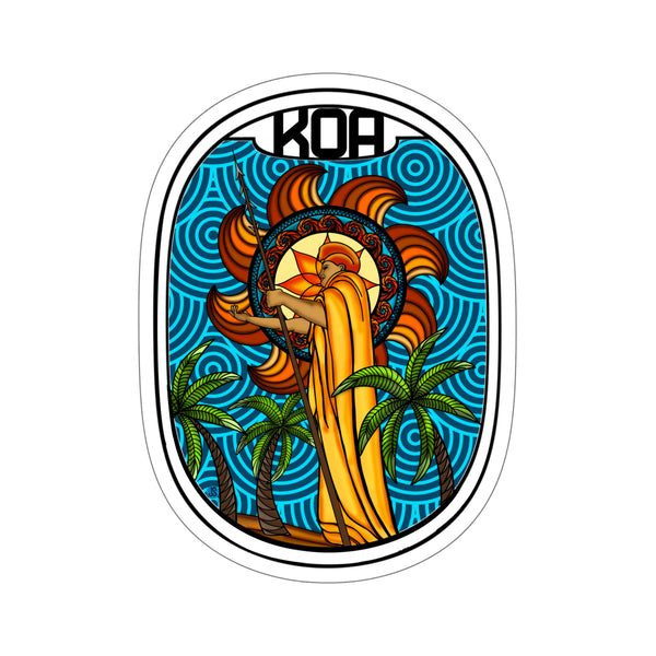 KOA Kona blue Die-Cut Stickers