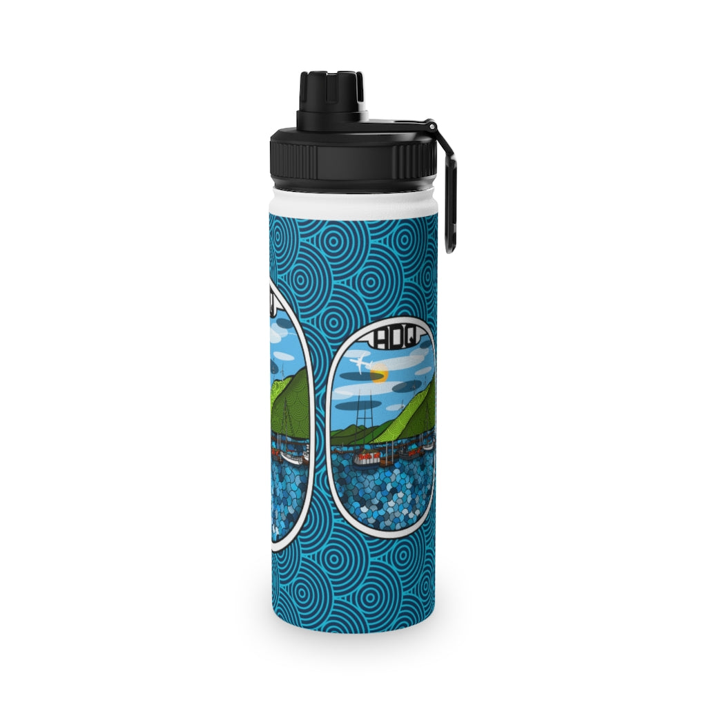 ADQ Kodiak Stainless Steel Water Bottle, Sports Lid