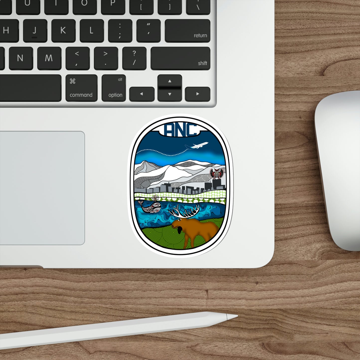 ANC Anchorage Die-Cut Stickers