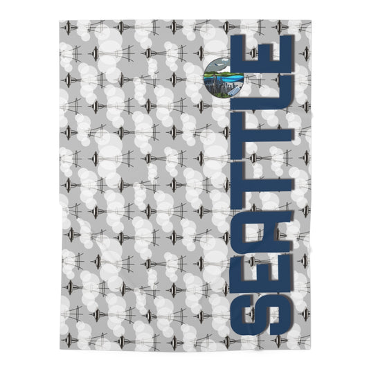 Seattle Baby Swaddle Blanket