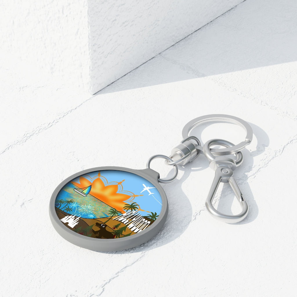 LAX Keyring Tag