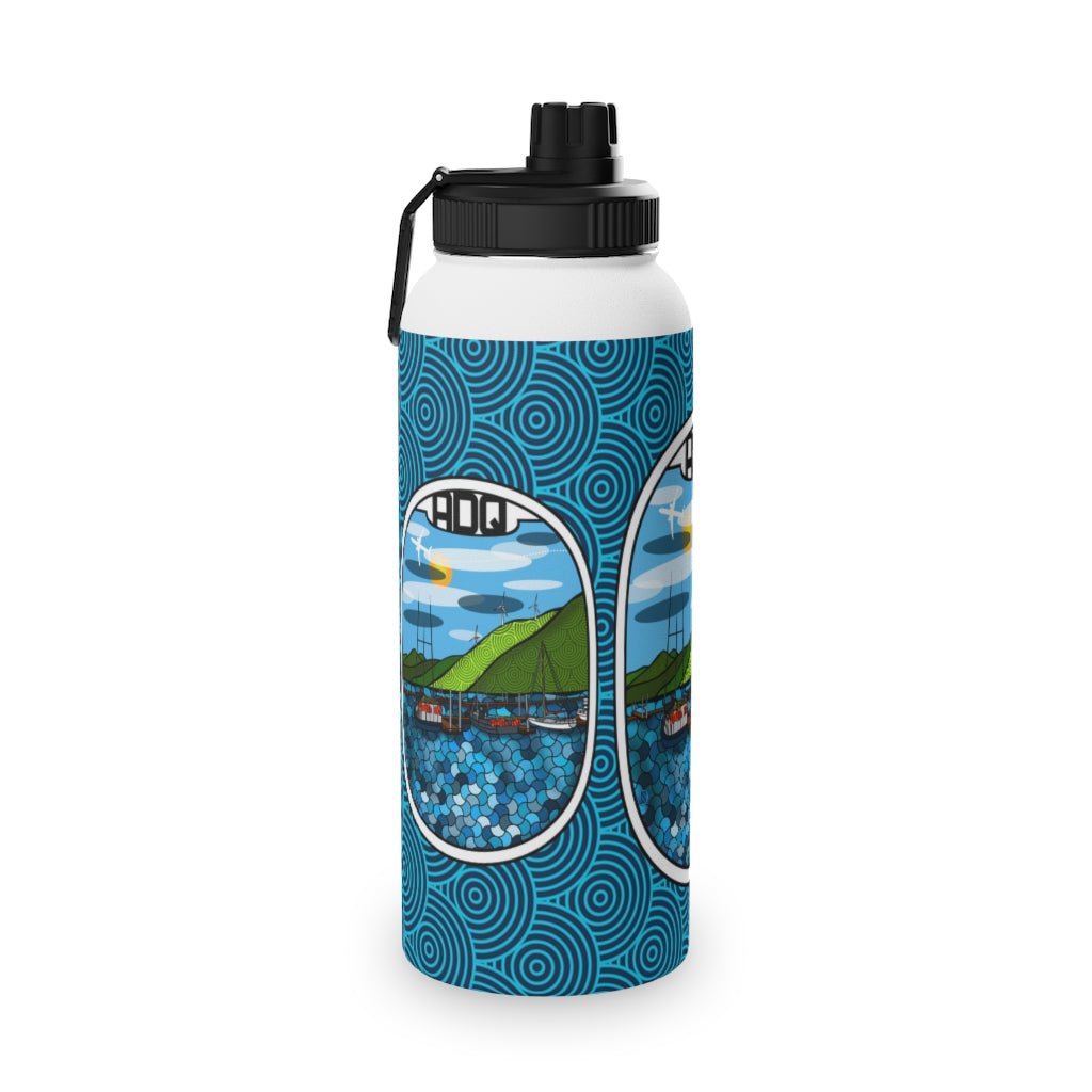ADQ Kodiak Stainless Steel Water Bottle, Sports Lid