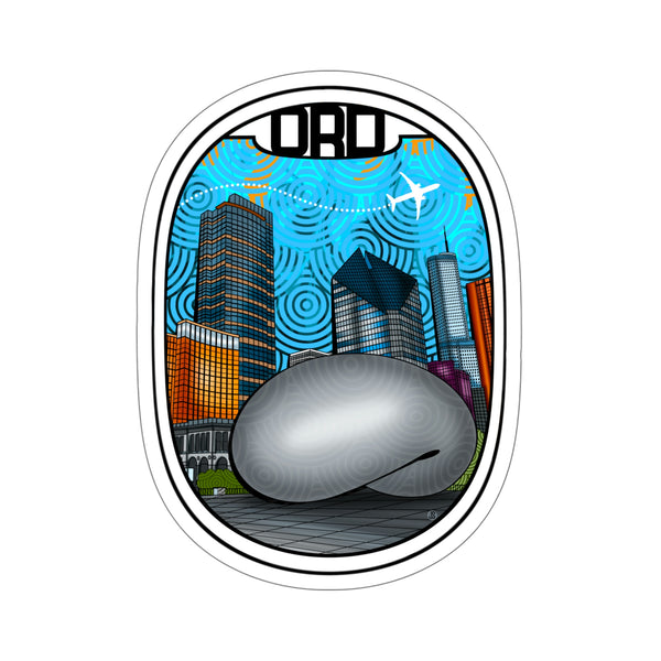 ORD-Chicago Die-Cut Stickers