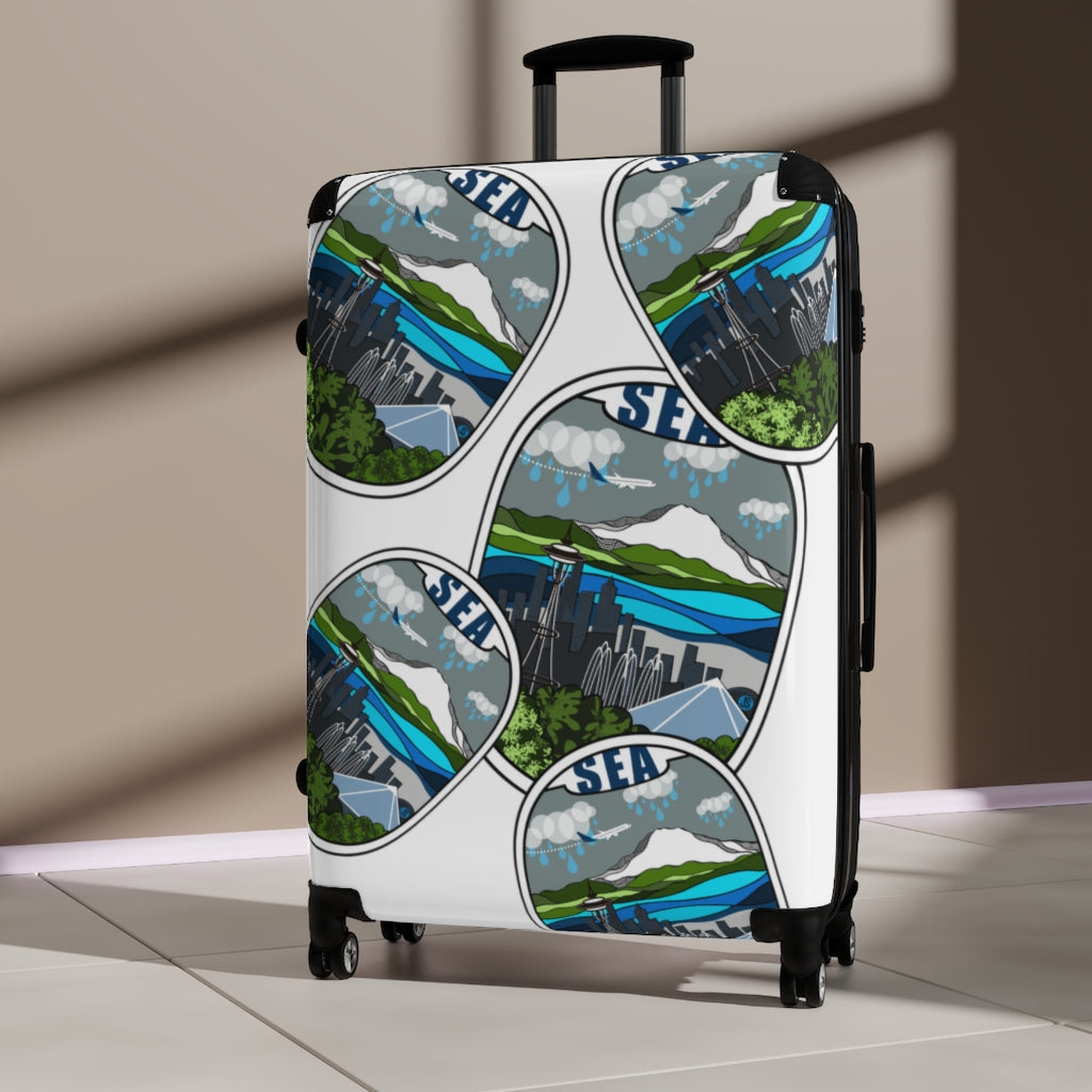 SEA Seattle suitcase