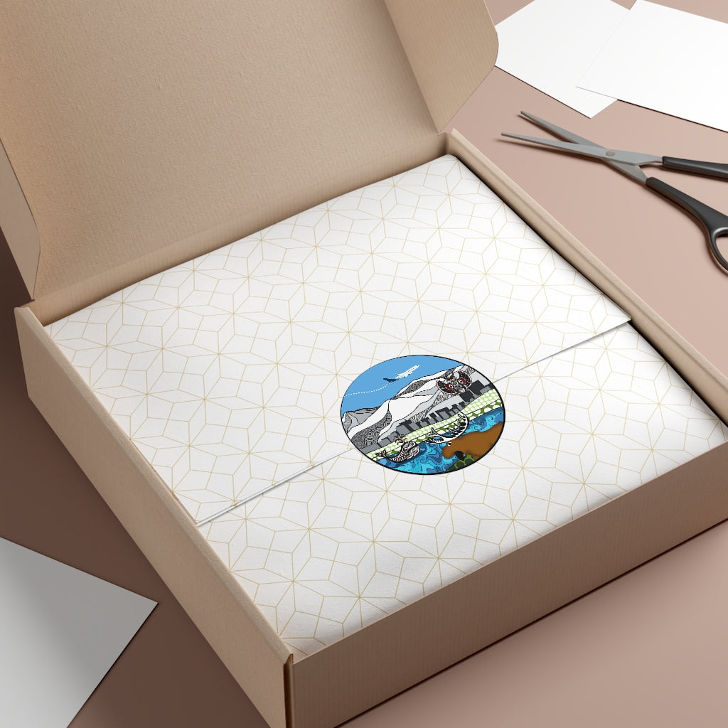 Anchorage Round Vinyl Stickers