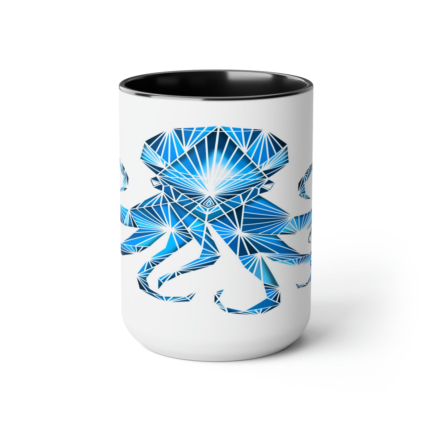 Two-Tone Coffee Mugs, 15oz