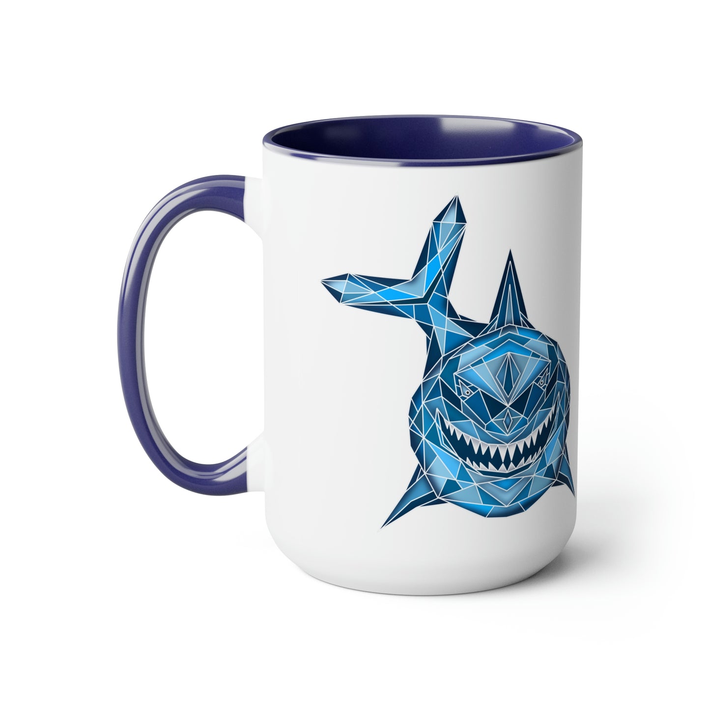 Shark Two-Tone Coffee Mugs, 15oz