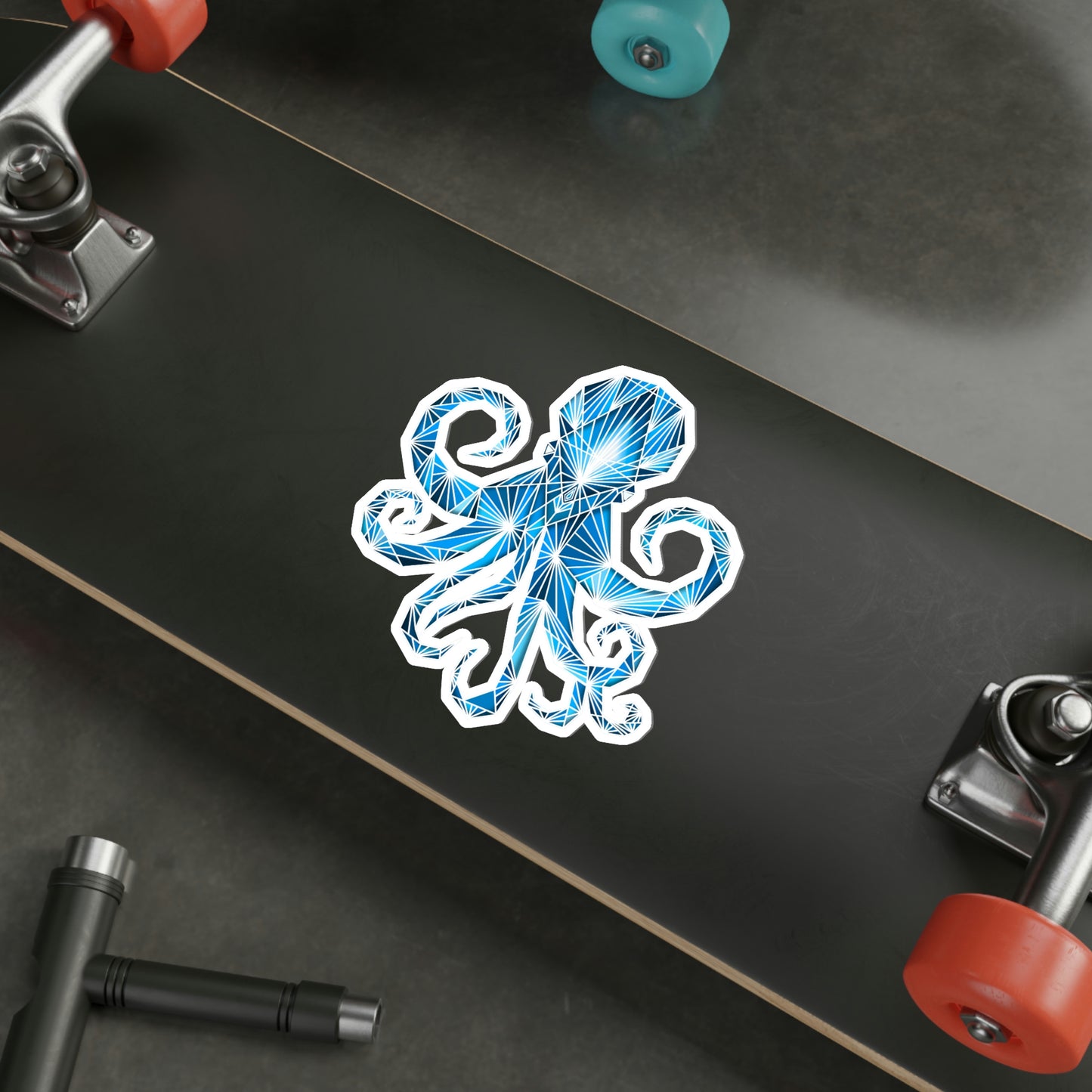 Blue octopus