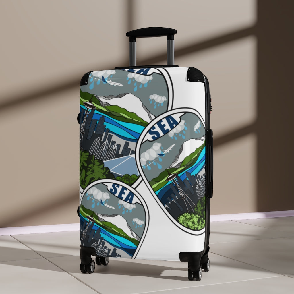 SEA Seattle suitcase