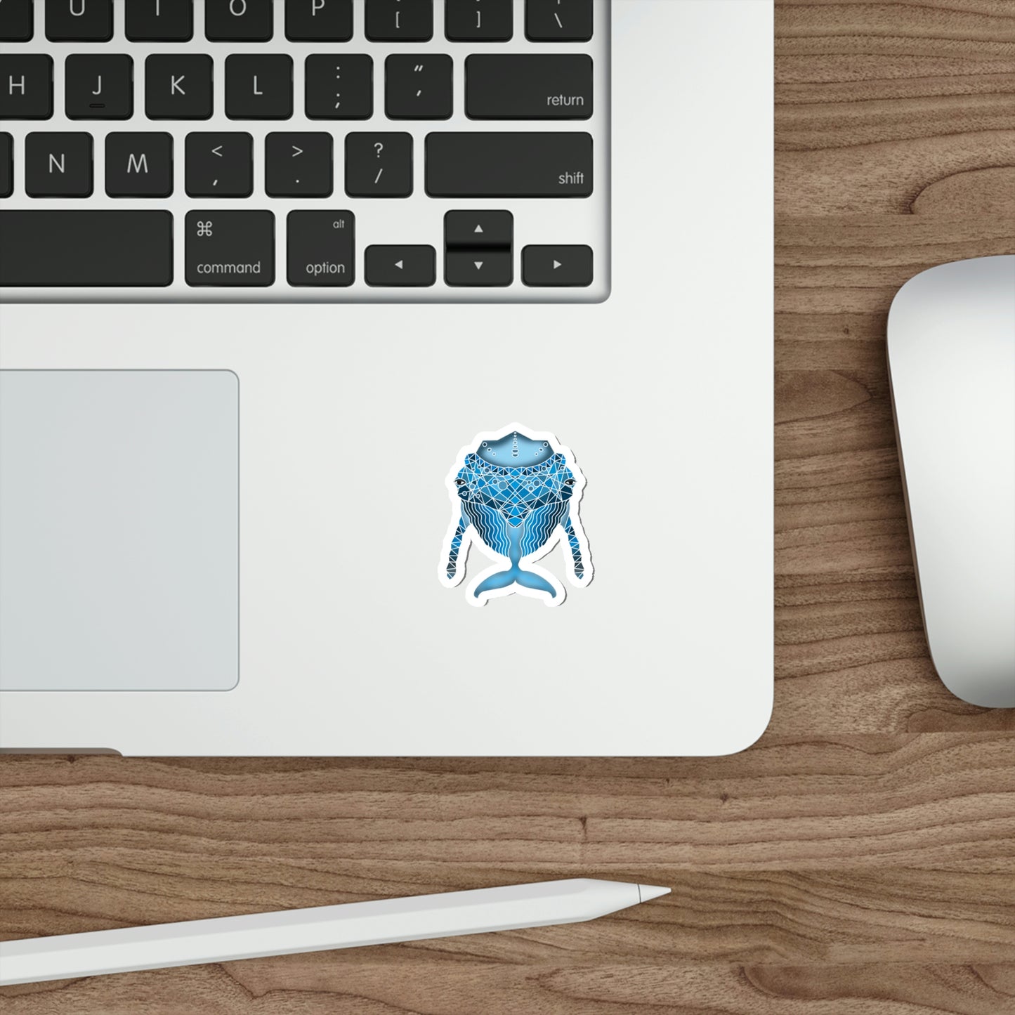 Blue whale Die-Cut Stickers