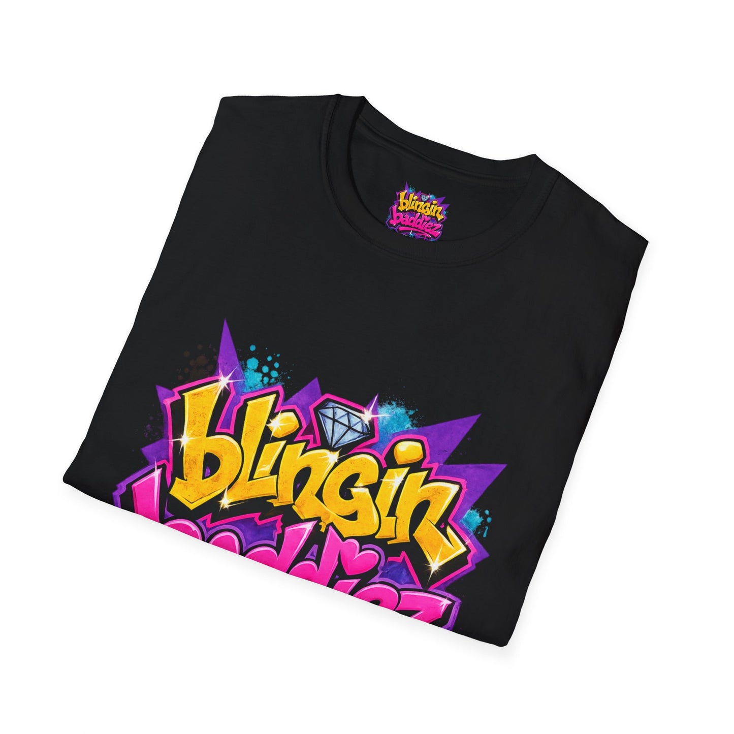 Blingin Baddiez Graffiti T-Shirt — Retro Hip-Hop Streetwear Tee