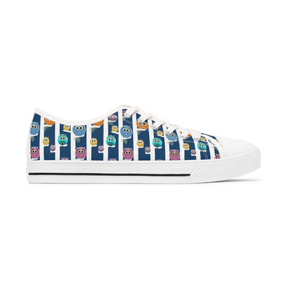 Owls in the Forest women's low tops