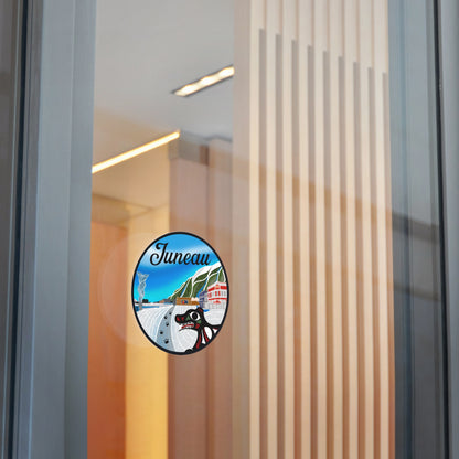 Juneau Wharf Round Vinyl Stickers