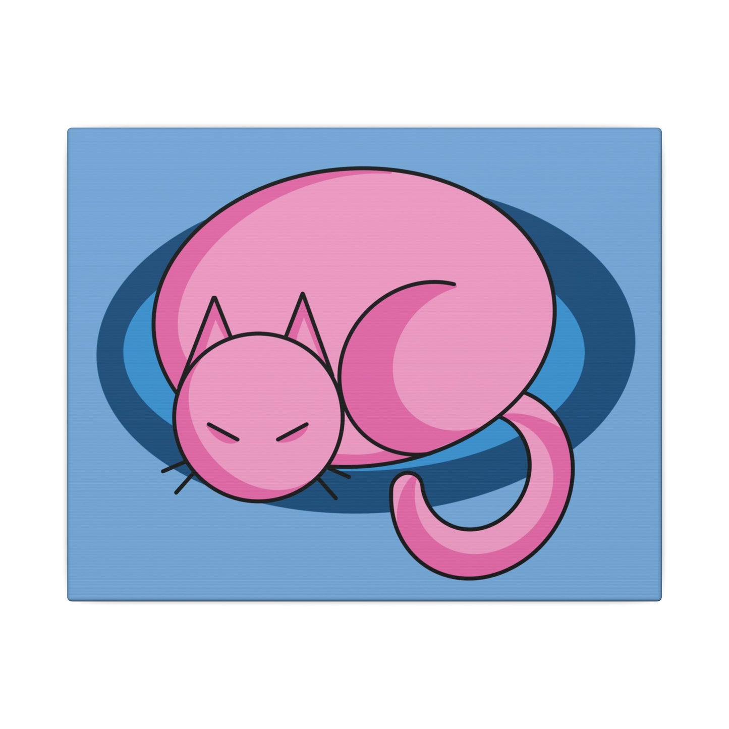 Pink Sleeping Kitty Cat