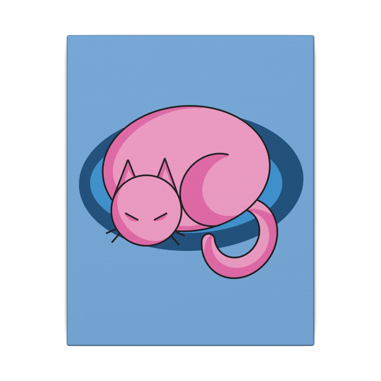 Pink Sleeping Kitty Cat