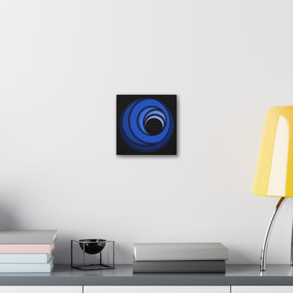 Blue Spheres on Black