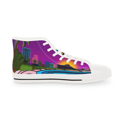 Honolulu Men's High Top Sneakers