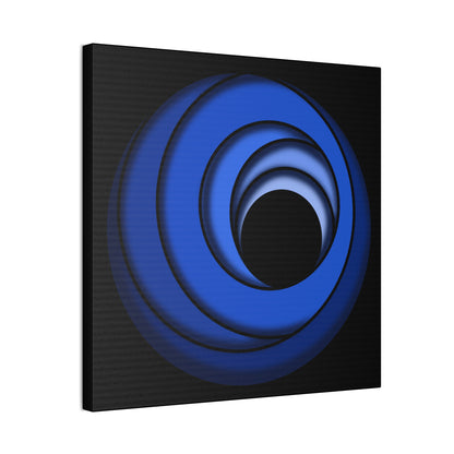 Blue Spheres on Black
