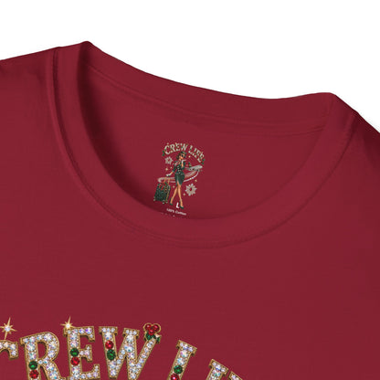 Crew Life T-Shirt — Retro Flight Attendant Pinup Tee