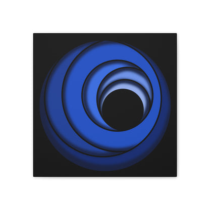 Blue Spheres on Black