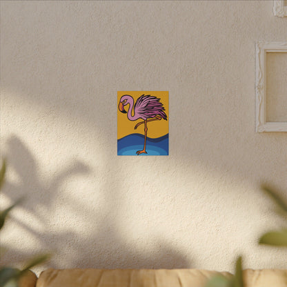 Pink Flamingo Canvas