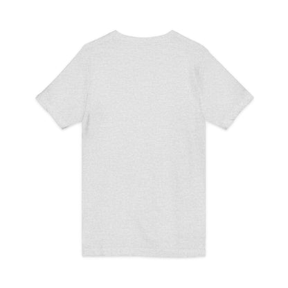 Travel Ghost V-Neck Tee — Cute Flight Attendant Ghost with Luggage Graphic