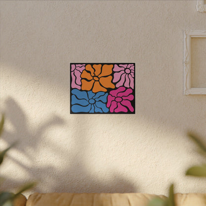 Retro Floral Canvas