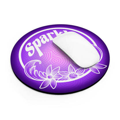 Purple sparkle Mouse Pad