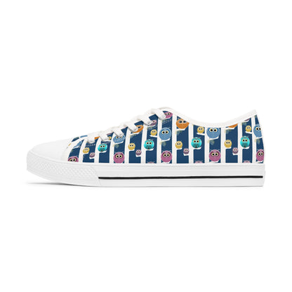 Owls in the Forest women's low tops