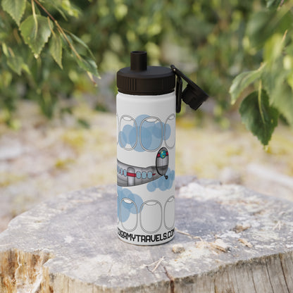 Lonestar Window Collection Stainless Steel Water Bottle, Sports Lid