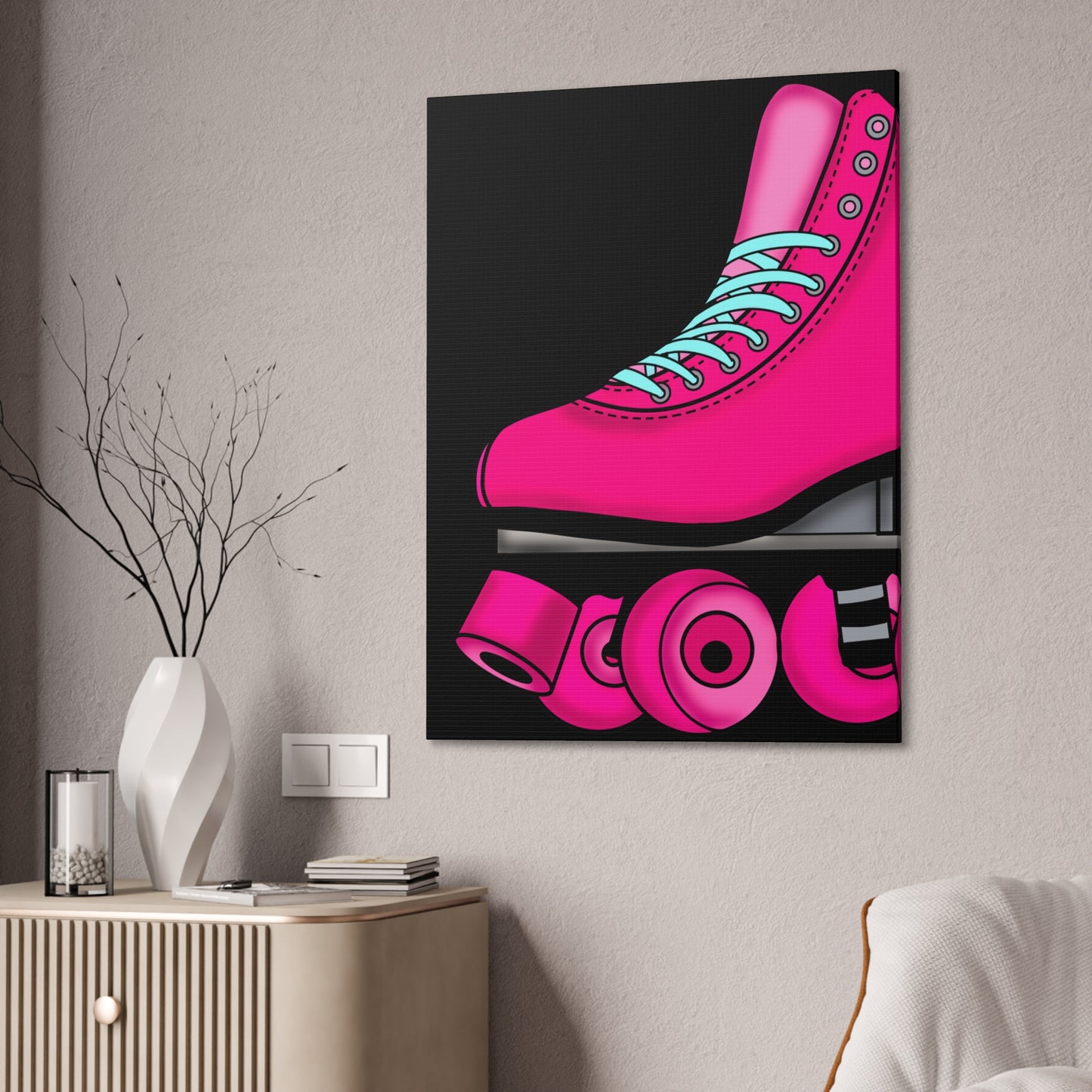 Pink Roller Skate