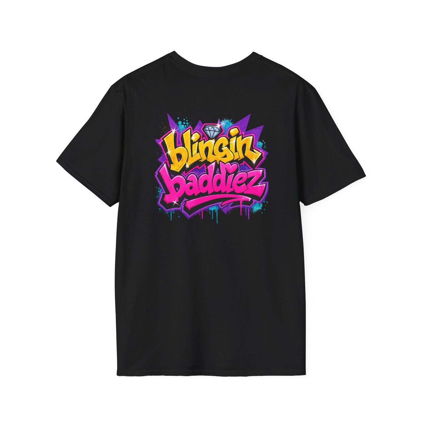 Blingin Baddiez Graffiti T-Shirt — Retro Hip-Hop Streetwear Tee