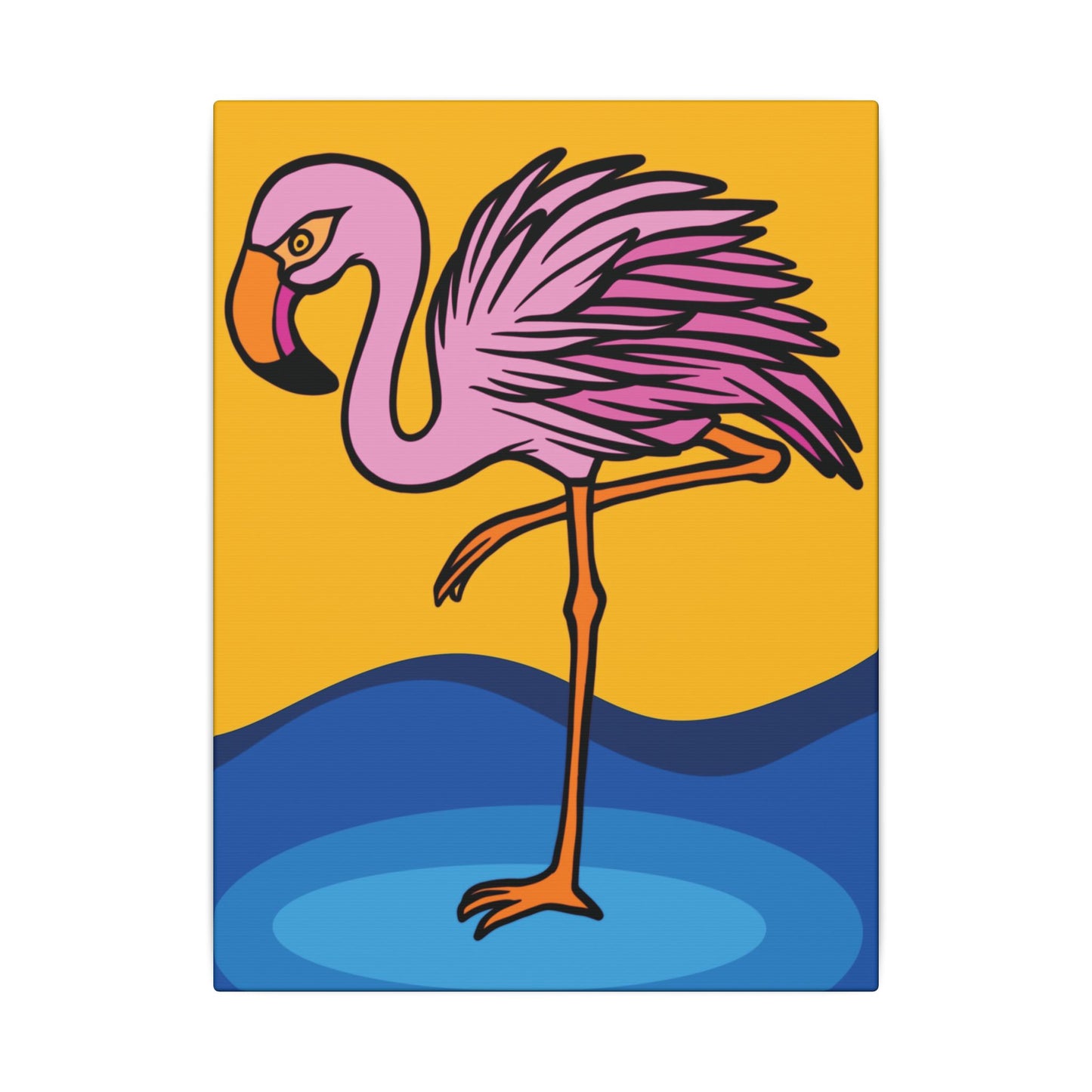 Pink Flamingo Canvas