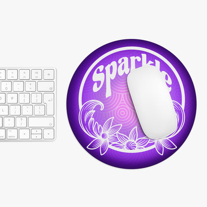 Purple sparkle Mouse Pad