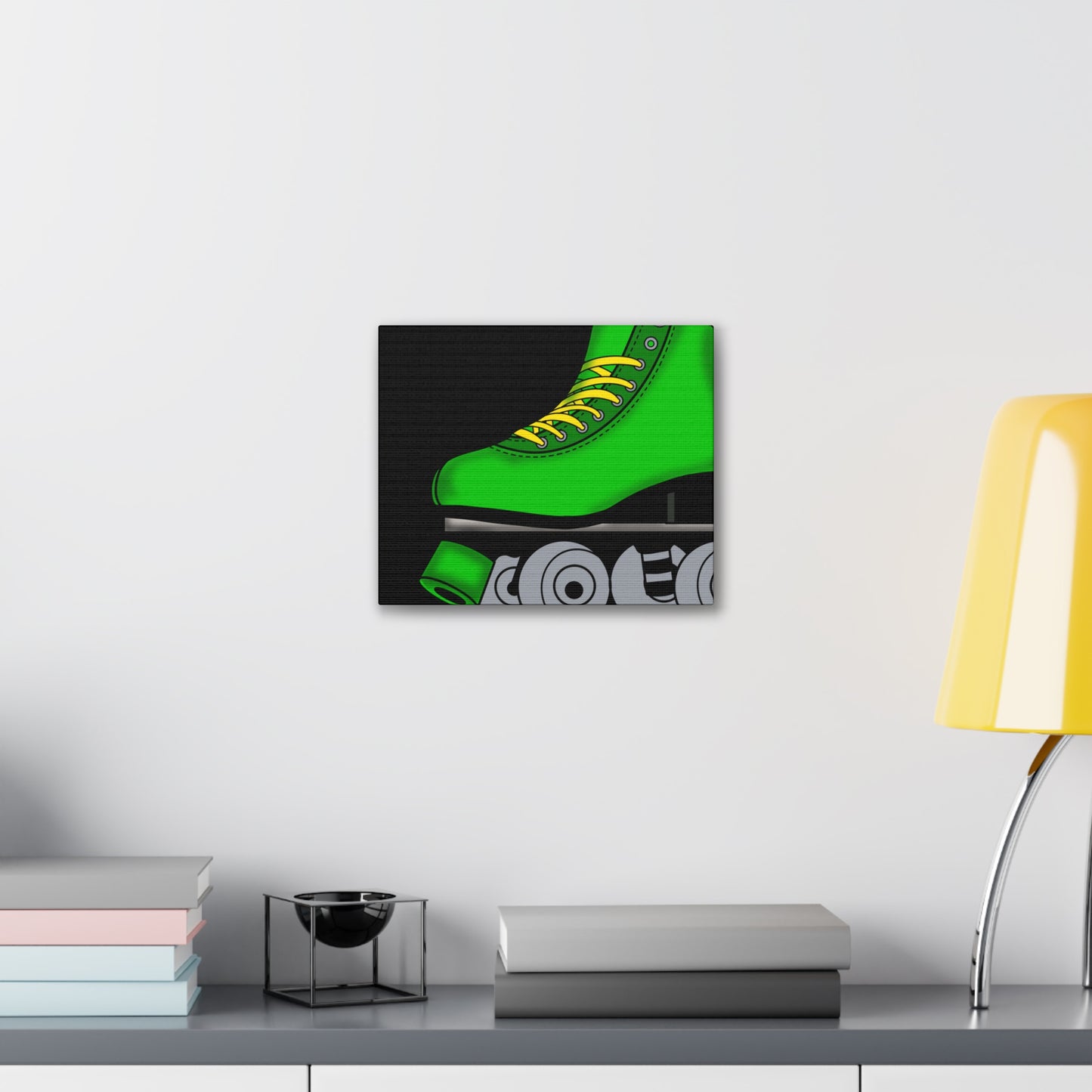 Green Roller Skate