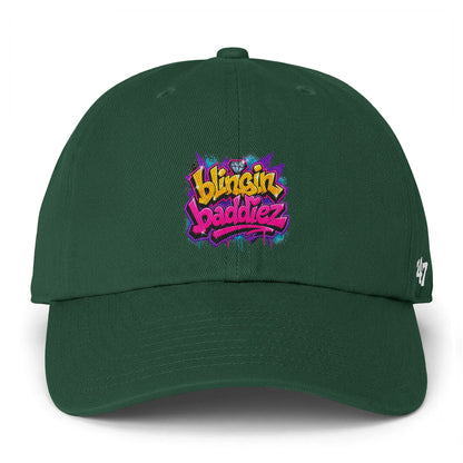 Clean Up Cap - 'Blingin Baddiez' Embroidered Dad Hat